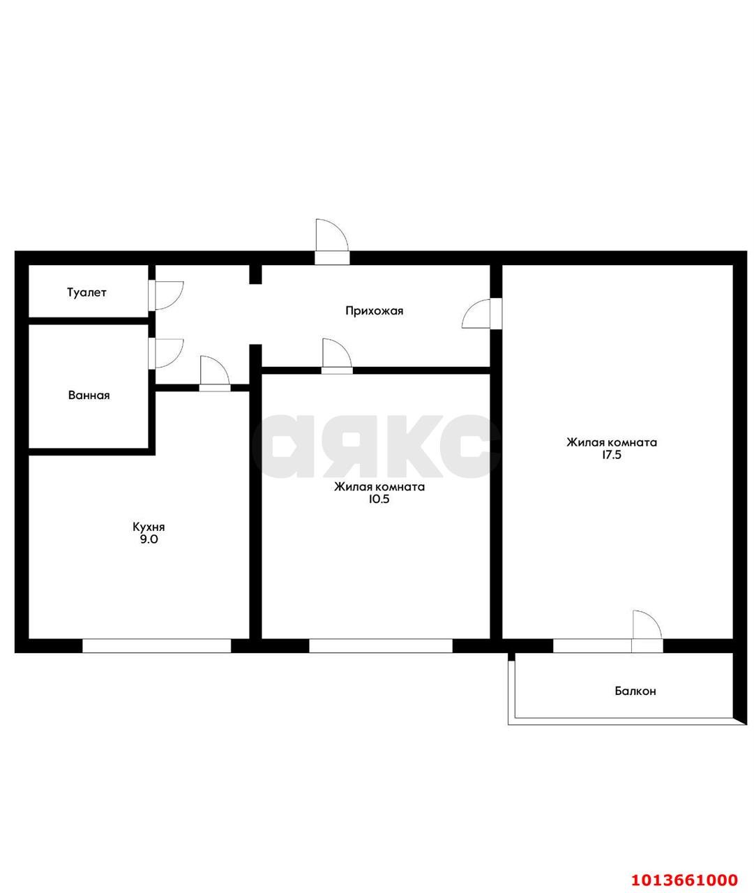 Фото №10: 2-комнатная квартира 51 м² - Краснодар, Юбилейный, пр-кт Чекистов, 9