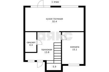 Фото №1: Дом 137 м² - Краснодар, мкр. Сельскохозяйственный Институт, ул. 1-я Линия, 6