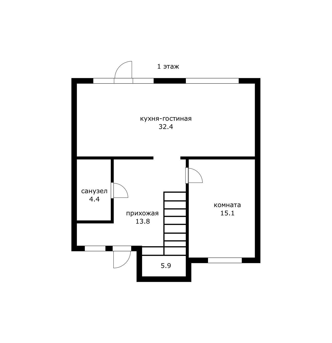 Фото №17: Дом 137 м² + 2.7 сот. - Краснодар, Западный внутригородской округ, мкр. Сельскохозяйственный Институт, ул. 1-я Линия, 6