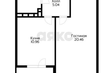 Фото №3: 1-комнатная квартира 44 м² - Краснодар, мкр. жилой комплекс Кино, ул. Уральская, 100/5