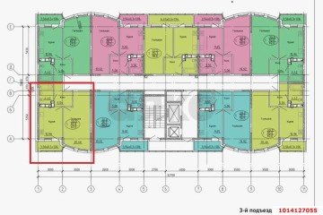 Фото №5: 1-комнатная квартира 44 м² - Краснодар, мкр. жилой комплекс Кино, ул. Уральская, 100/5