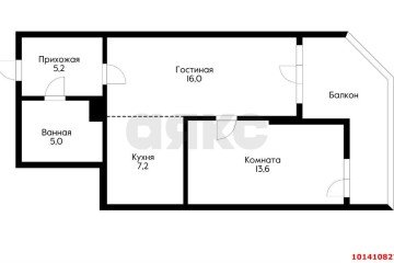 Фото №2: 1-комнатная квартира 47 м² - Краснодар, мкр. жилой комплекс Титаны, б-р Адмирала Пустошкина, 11