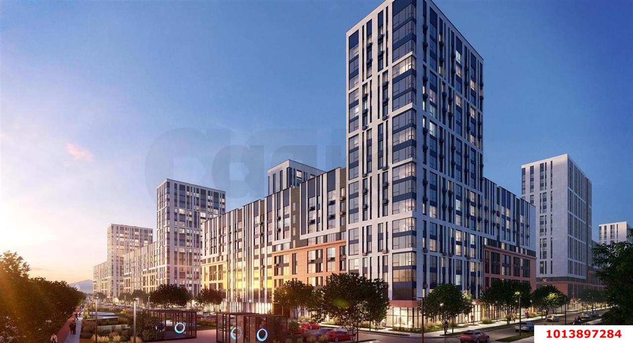 Фото №1: 1-комнатная квартира 41 м² - Краснодар, жилой комплекс Архитектор, мкр. Прикубанский внутригородской округ, ул. Наставников, 12