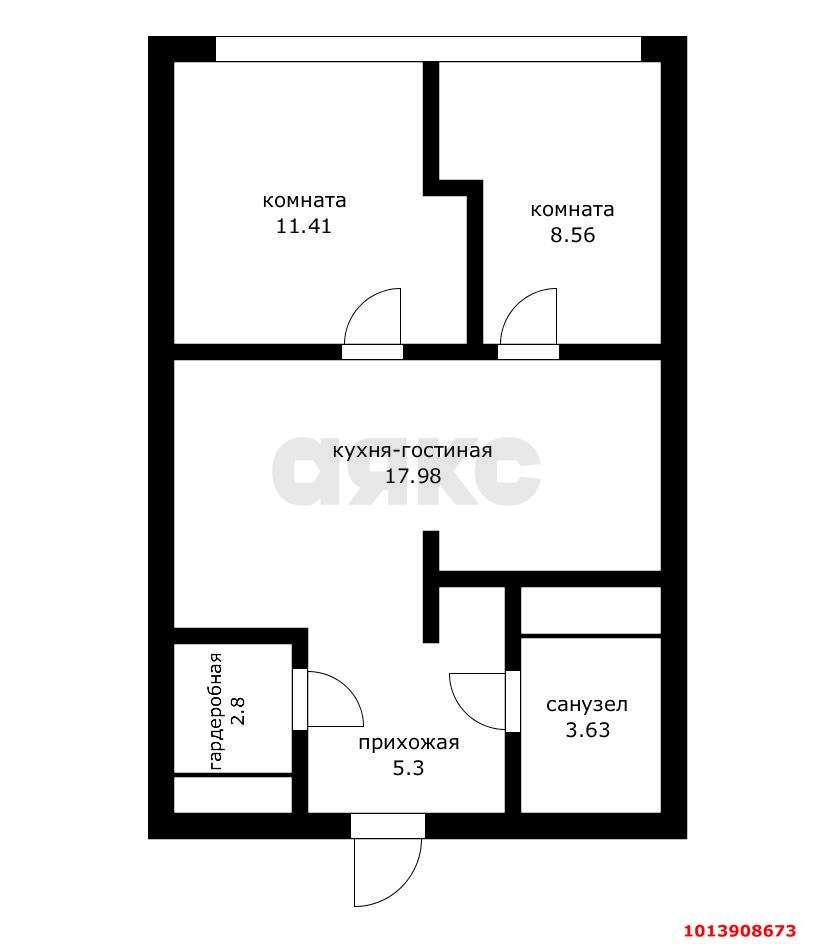 Фото №19: 2-комнатная квартира 50 м² - Краснодар, жилой комплекс Тургенев, ул. Дальняя, 8к1