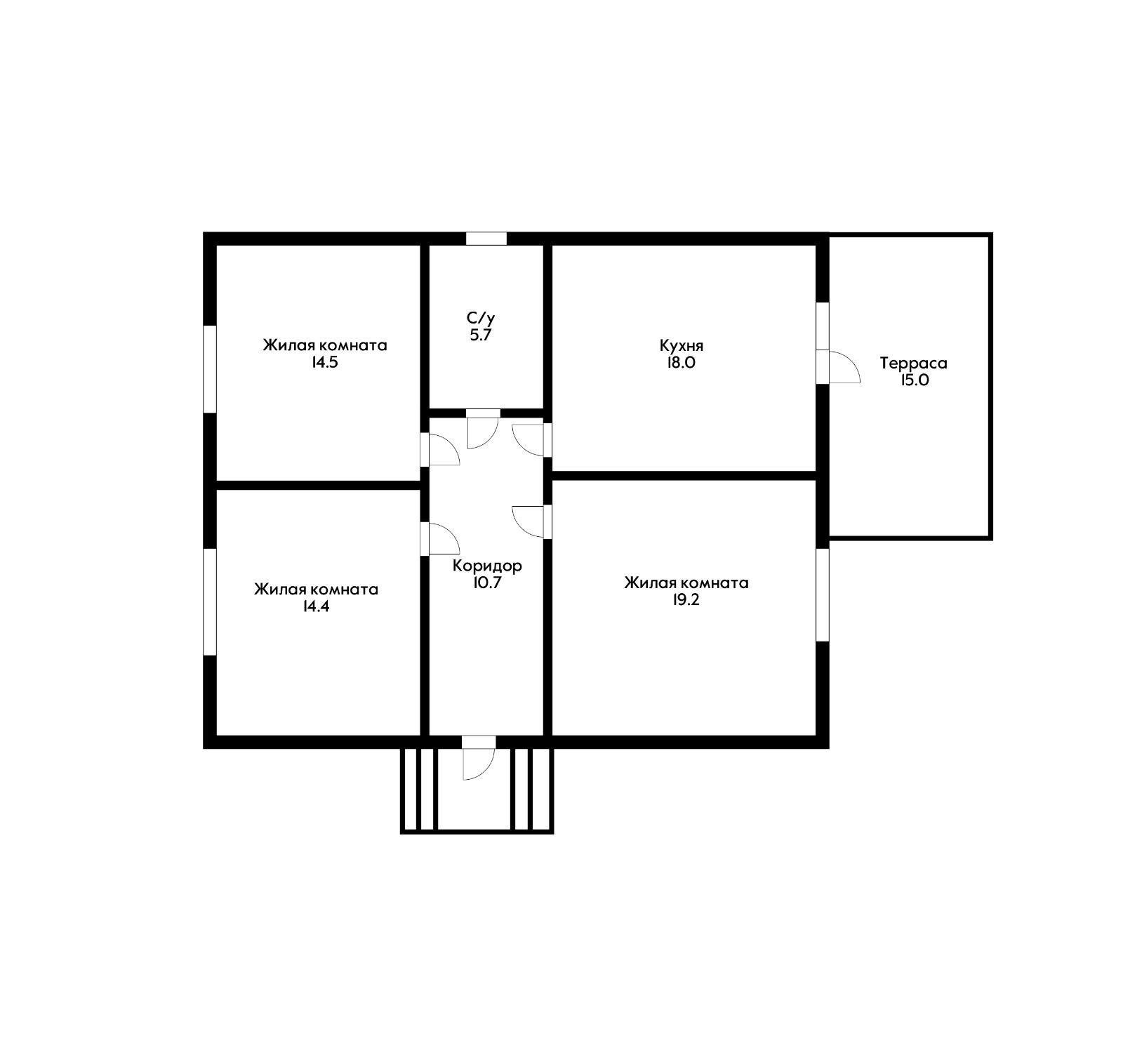 Фото №11: Дом 80 м² + 3 сот. - Краснодар, пр-д 4-й  Куликова Поля, 14/3