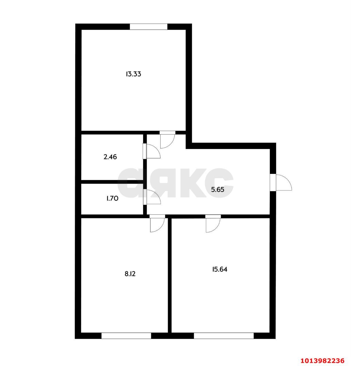 Фото №14: 2-комнатная квартира 53 м² - Краснодар, Западный внутригородской округ, ул. 4-я Линия Нефтяников, 5