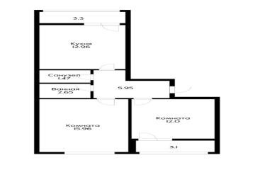 Фото №5: 2-комнатная квартира 55 м² - Краснодар, мкр. Славянский, ул. Заполярная, 39к4