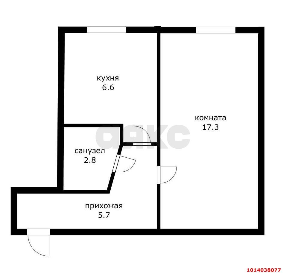 Фото №6: 1-комнатная квартира 32 м² - Краснодар, Черёмушки, ул. Ставропольская, 250
