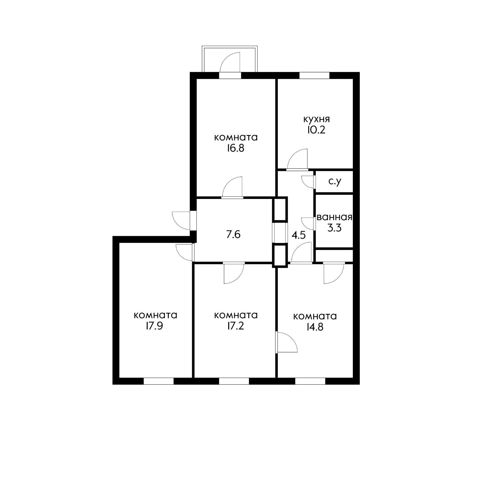 Фото №13: 4-комнатная квартира 94 м² - Краснодар, ул. Красная, 202