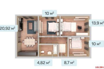 Фото №2: Дом 71 м² - Южный, п. коттеджный  Южная столица, пр-д Тимашевский, 24