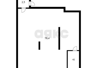 Фото №2: Торговое помещение 83 м² - Краснодар, мкр. жилой комплекс Самолёт-2, ул. Западный Обход, 57
