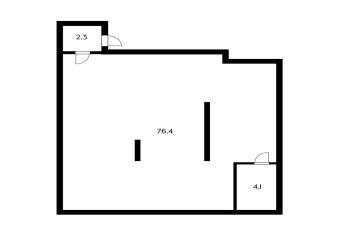 Фото №2: Коммерция 83 м² - Краснодар, мкр. жилой комплекс Самолёт-2, ул. Западный Обход, 57
