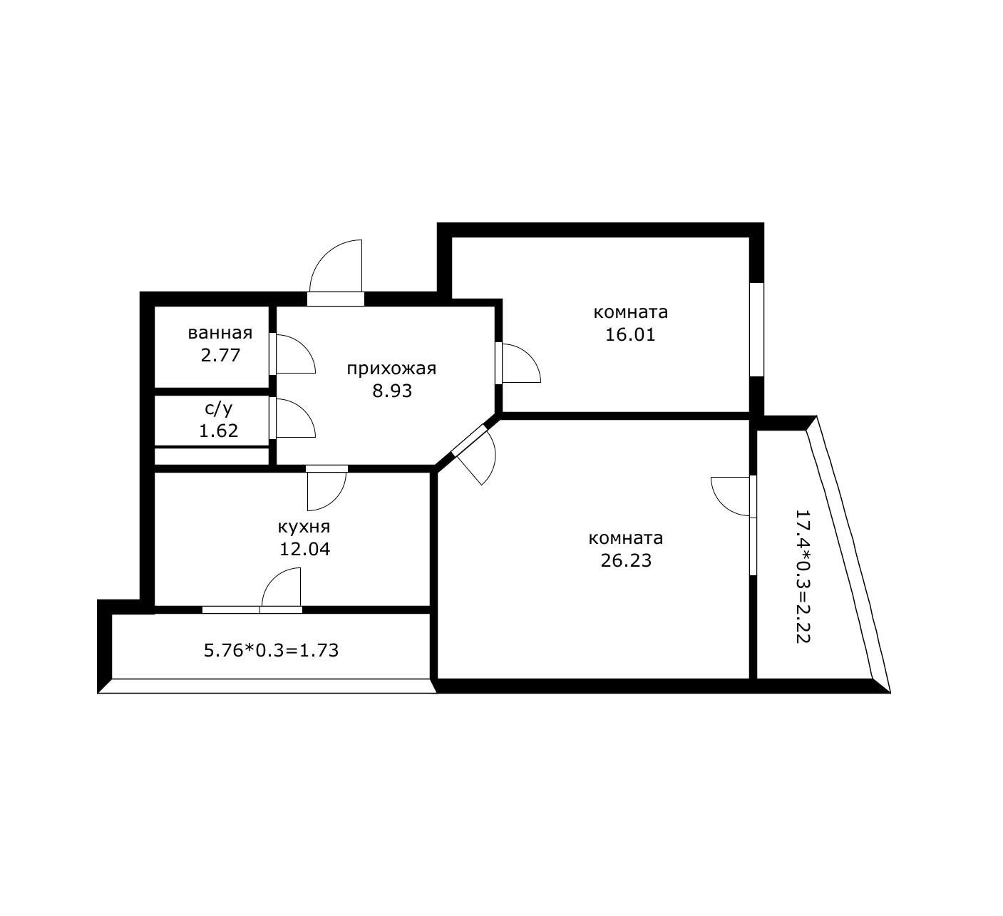 Фото №9: 2-комнатная квартира 67 м² - Краснодар, ЖК Альфа, ЖК Кино, Карасунский внутригородской округ, Хлопчато-бумажный Комбинат, мкр. жилой комплекс Кино, ул. Уральская, 100