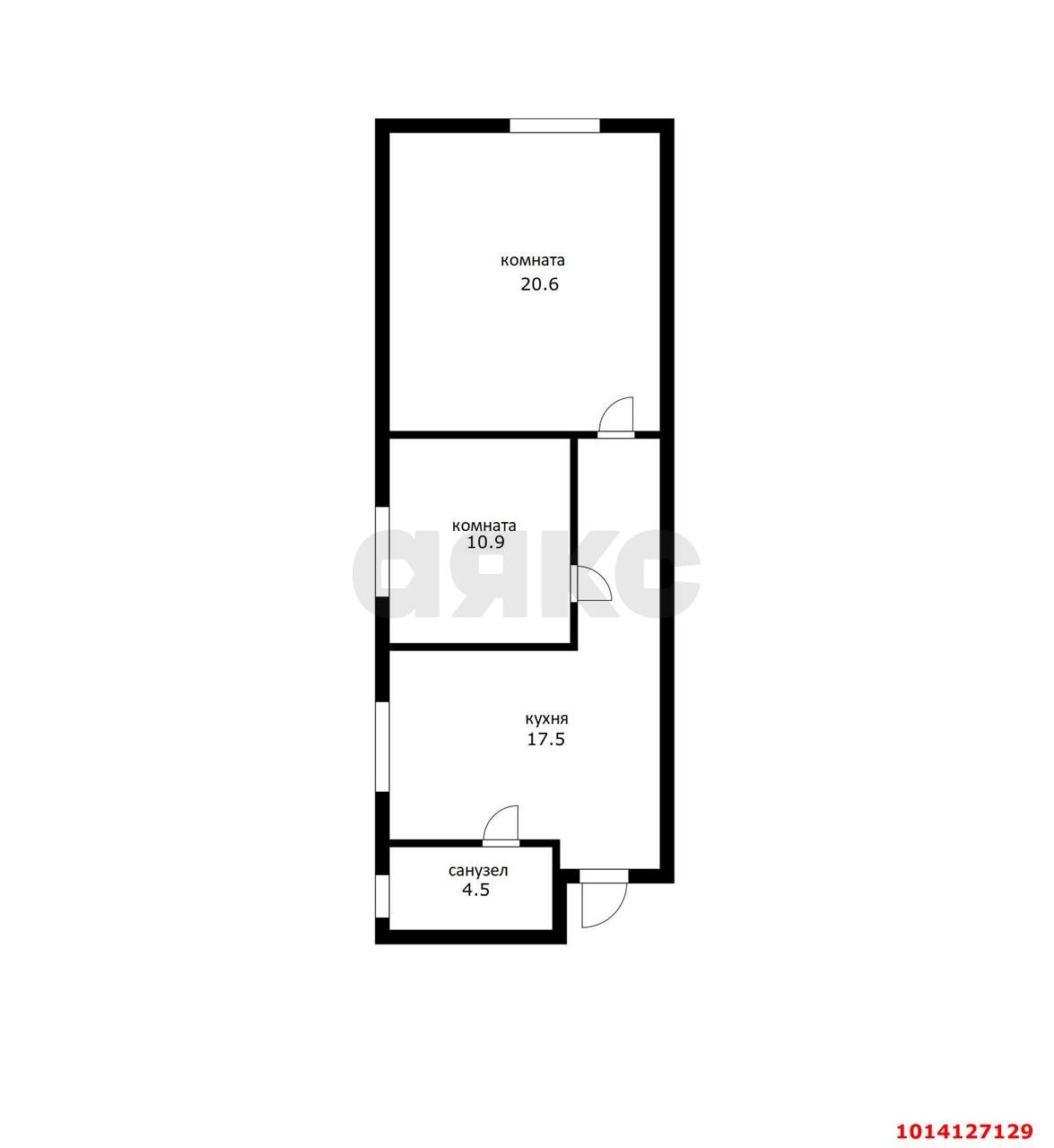 Фото №10: 2-комнатная квартира 53 м² - Краснодар, Центральный, ул. Леваневского, 67