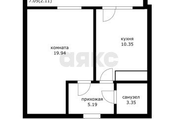 Фото №1: 1-комнатная квартира 38 м² - Краснодар, мкр. жилой комплекс Кремлёвские Ворота, ул. Кореновская, 2к4