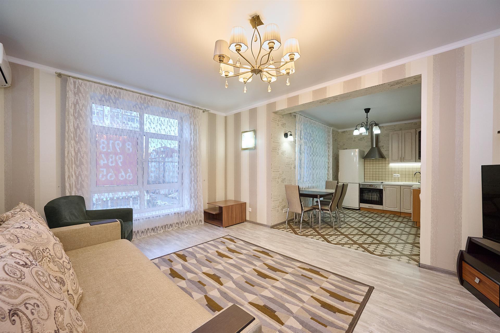 Фото №9: 2-комнатная квартира 70 м² - Краснодар, Прикубанский внутригородской округ, Фестивальный, мкр. Солнечный, ул. Казбекская, 18