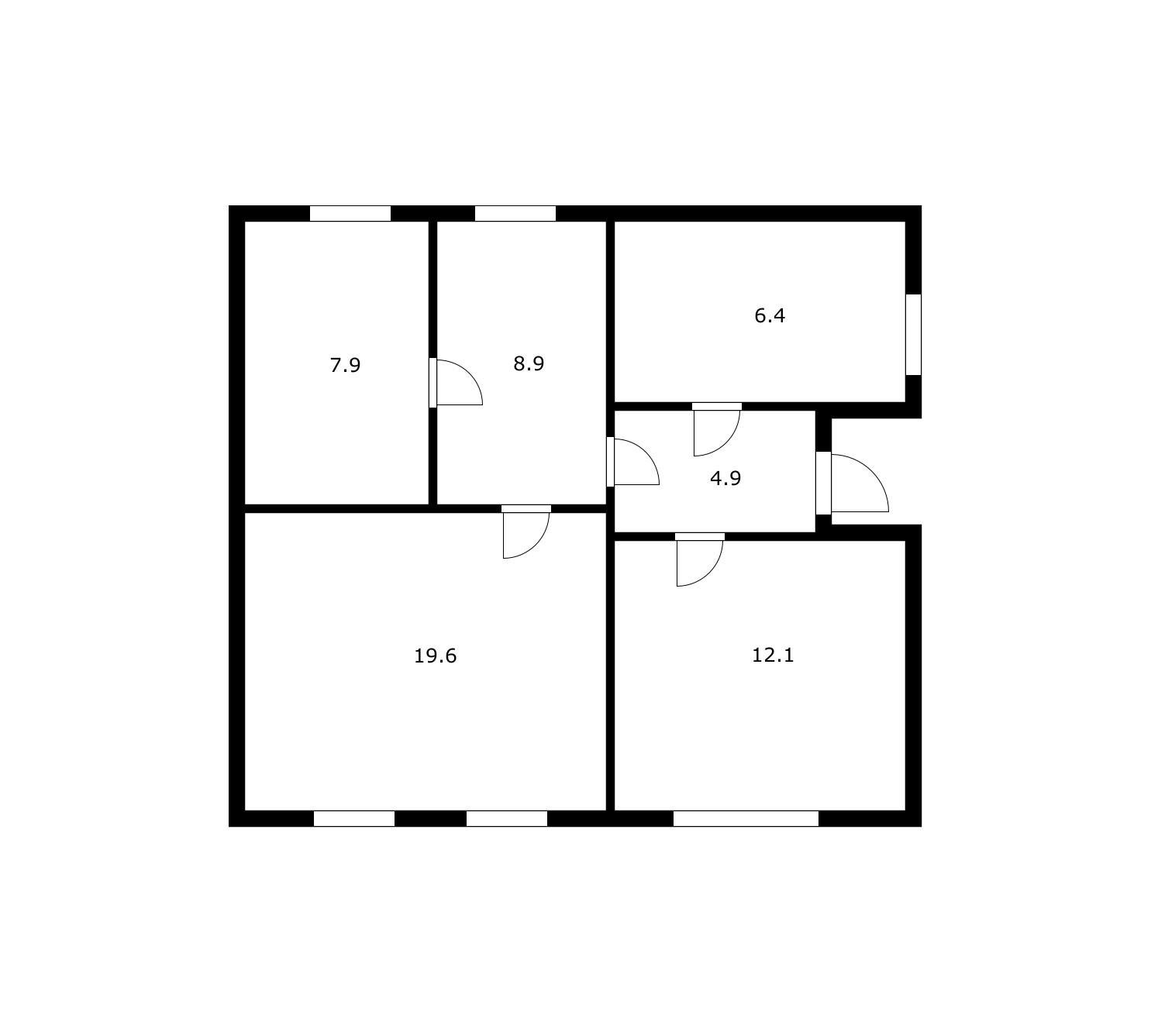 Фото №19: Дом 59 м² + 4.16 сот. - Яблоновский, пр-д 1-й  Толбухина, 46
