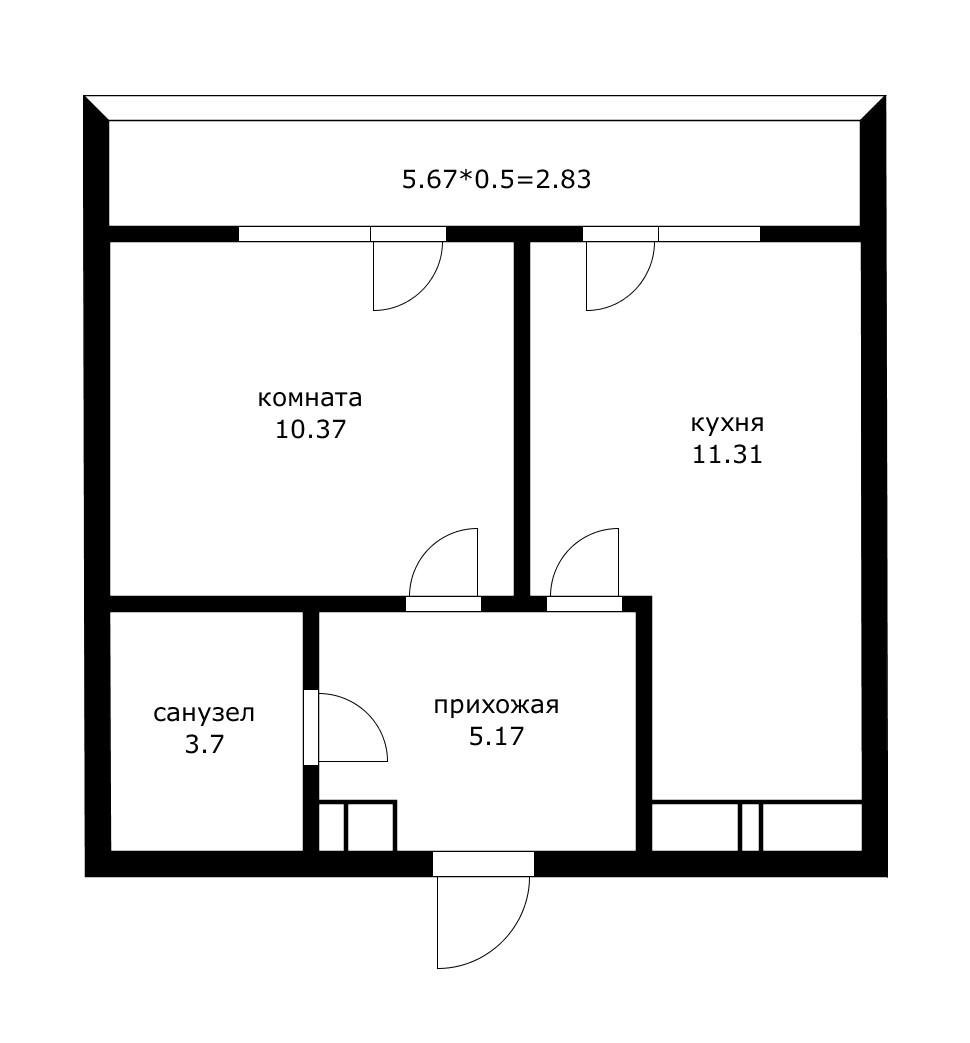 Фото №8: 1-комнатная квартира 36 м² - Краснодар, Центральный внутригородской округ, жилой комплекс Фонтаны, мкр. Черёмушки, ул. Воронежская, 47/10