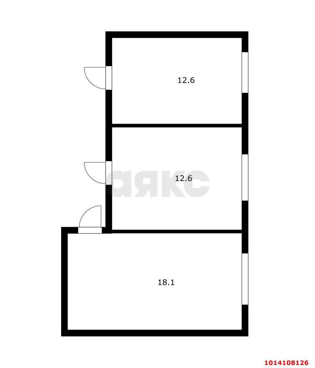 Фото №16: 2-комнатная квартира 44 м² - Динская, ул. Красная, 152А