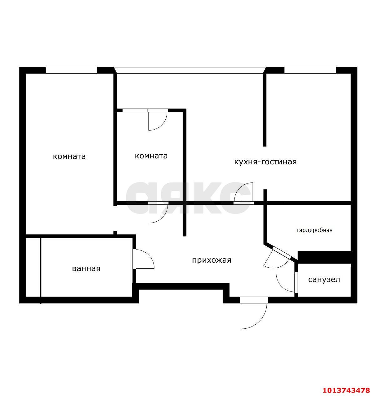 Фото №18: 3-комнатная квартира 87 м² - Краснодар, жилой комплекс Тургенев, ул. Дальняя, 8к2