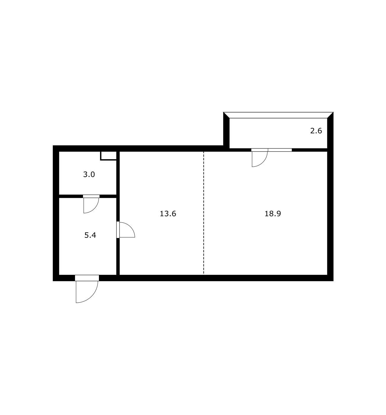 Фото №13: 1-комнатная квартира 43 м² - Краснодар, Прикубанский внутригородской округ, Завод Радиоизмерительных Приборов, Калинино, жилой комплекс Арбатский, мкр. имени Петра Метальникова, ул. Цезаря Куникова, 18лит3