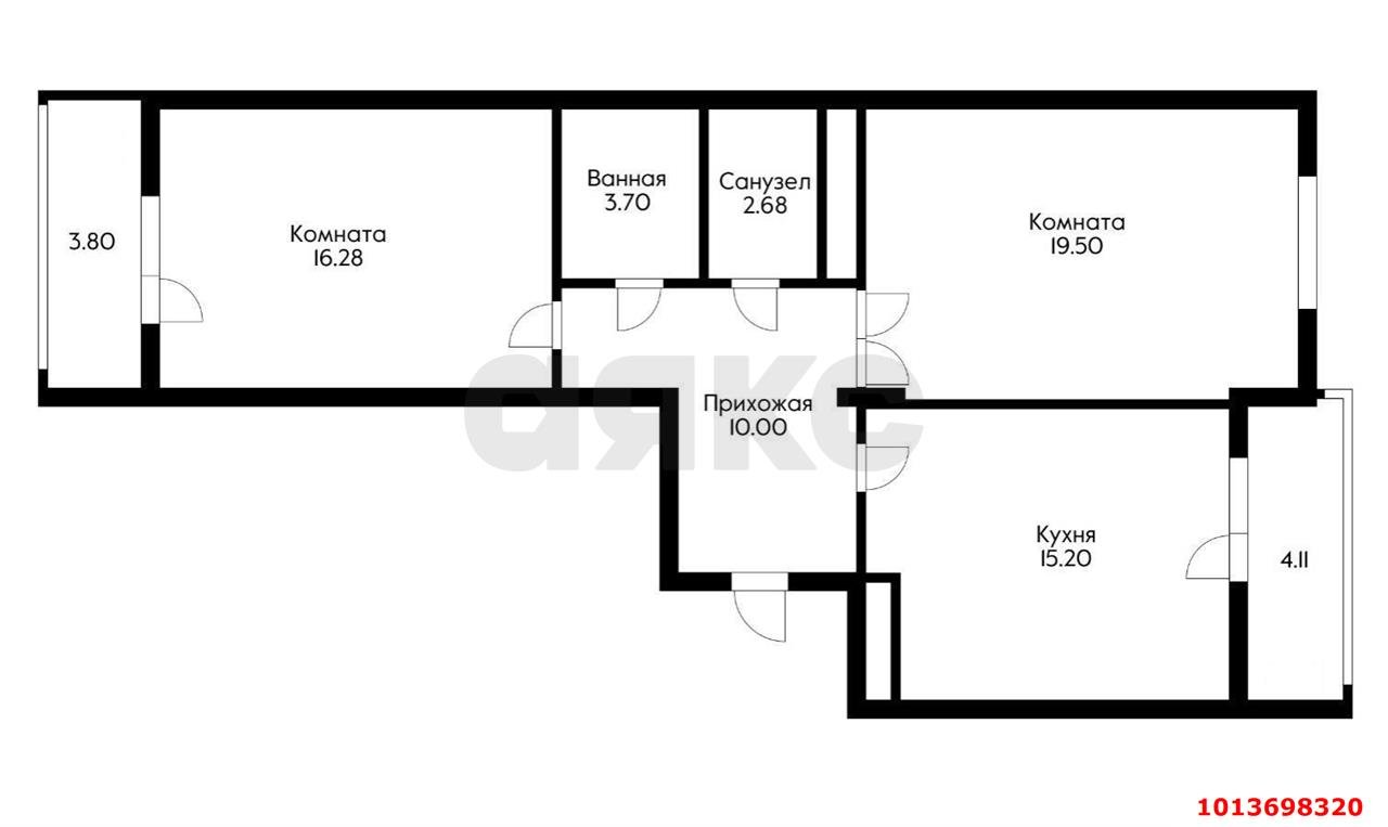 Фото №5: 2-комнатная квартира 75 м² - Краснодар, жилой комплекс Аврора, ул. имени Дзержинского, 95
