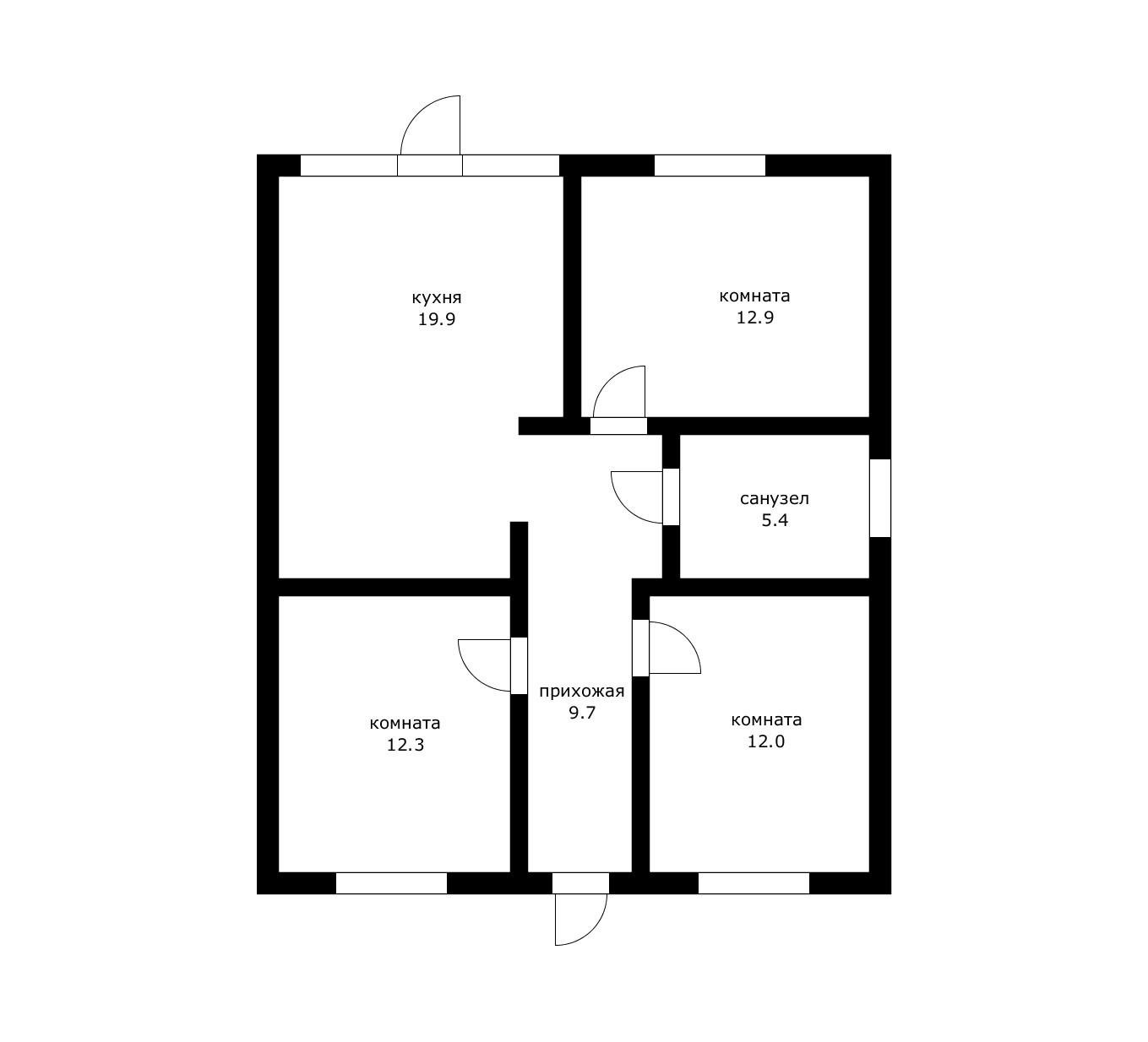Фото №14: Дом 72 м² + 3 сот. - Старокорсунская, мкр. Карасунский внутригородской округ, ул. Базарная, 2/11