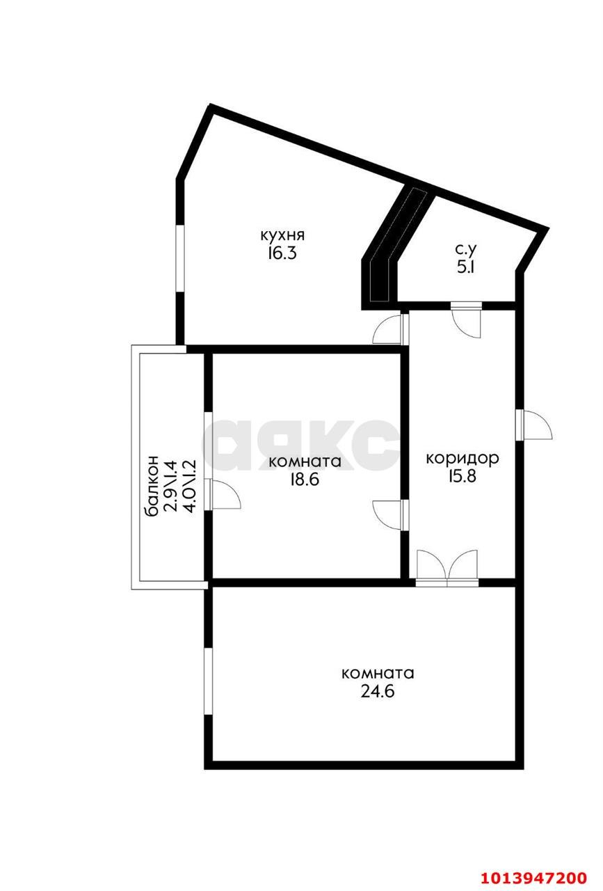 Фото №17: 2-комнатная квартира 80 м² - Краснодар, жилой комплекс Триумф, ул. имени П.М. Гаврилова, 27