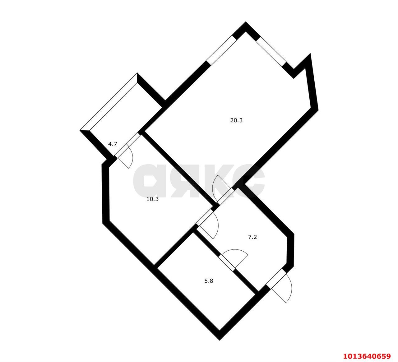 Фото №6: 1-комнатная квартира 43 м² - Краснодар, 2-я Площадка, ул. Ветеранов, 85к1