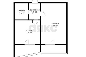 Фото №1: 1-комнатная квартира 39 м² - Краснодар, мкр. Завод Измерительных Приборов, ул. Карякина, 5к1