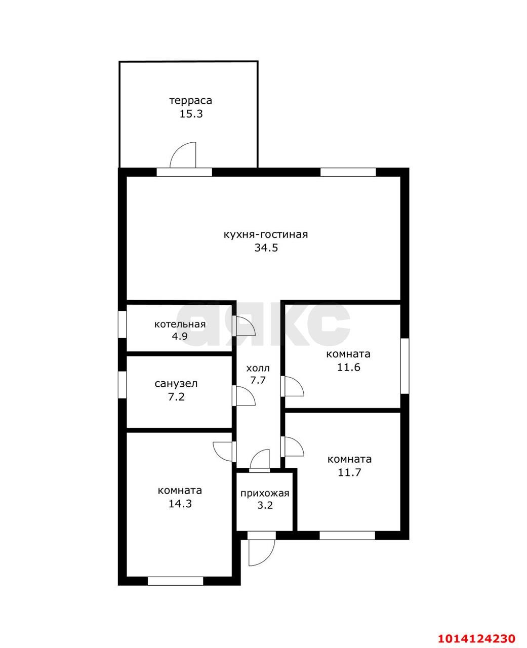 Фото №9: Дом 125 м² + 6 сот. - Динская, ул. Лермонтова, 17