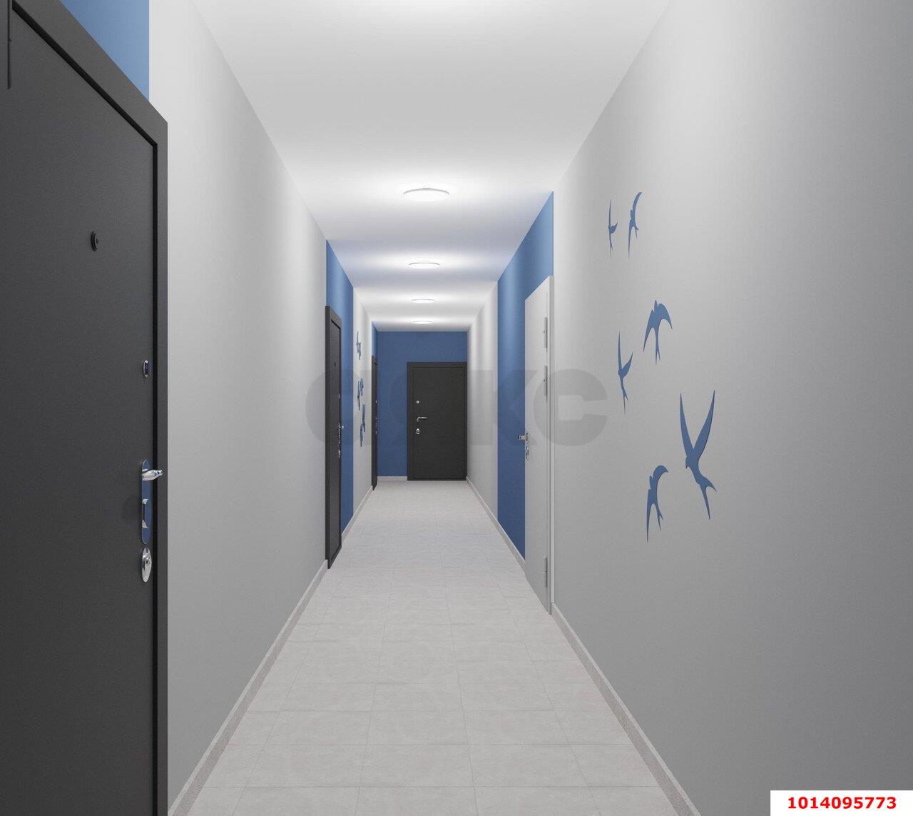 Фото №3: 1-комнатная квартира 45 м² - Краснодар, жилой комплекс Стрижи, ул. Автолюбителей, 1Гк1