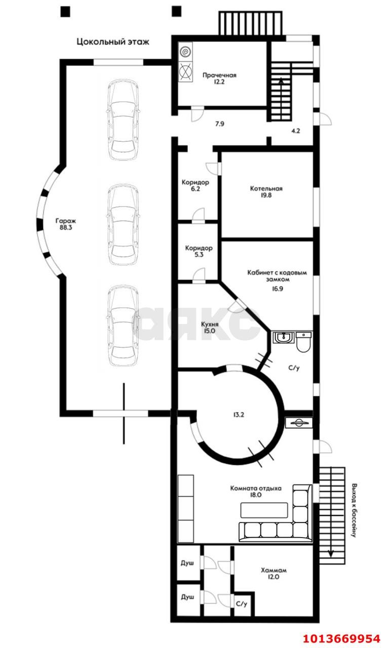 Фото №22: Дом 602 м² + 8.66 сот. - Краснодар, мкр. Западный внутригородской округ, ул. Терская, 8