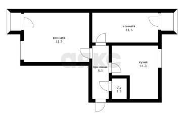 Фото №5: 2-комнатная квартира 48 м² - Краснодар, мкр. 40 лет Победы, ул. Юннатов, 14