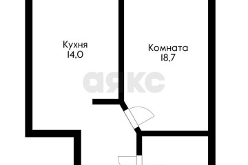 Фото №1: 1-комнатная квартира 44 м² - Российский, мкр. Прикубанский внутригородской округ, пр-д Тверской, 4