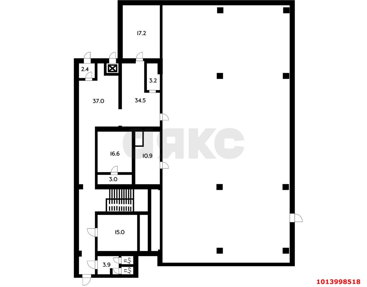 Фото №2: Торговое помещение 482 м² - Краснодар, Фестивальный, ул. имени Тургенева, 140/1