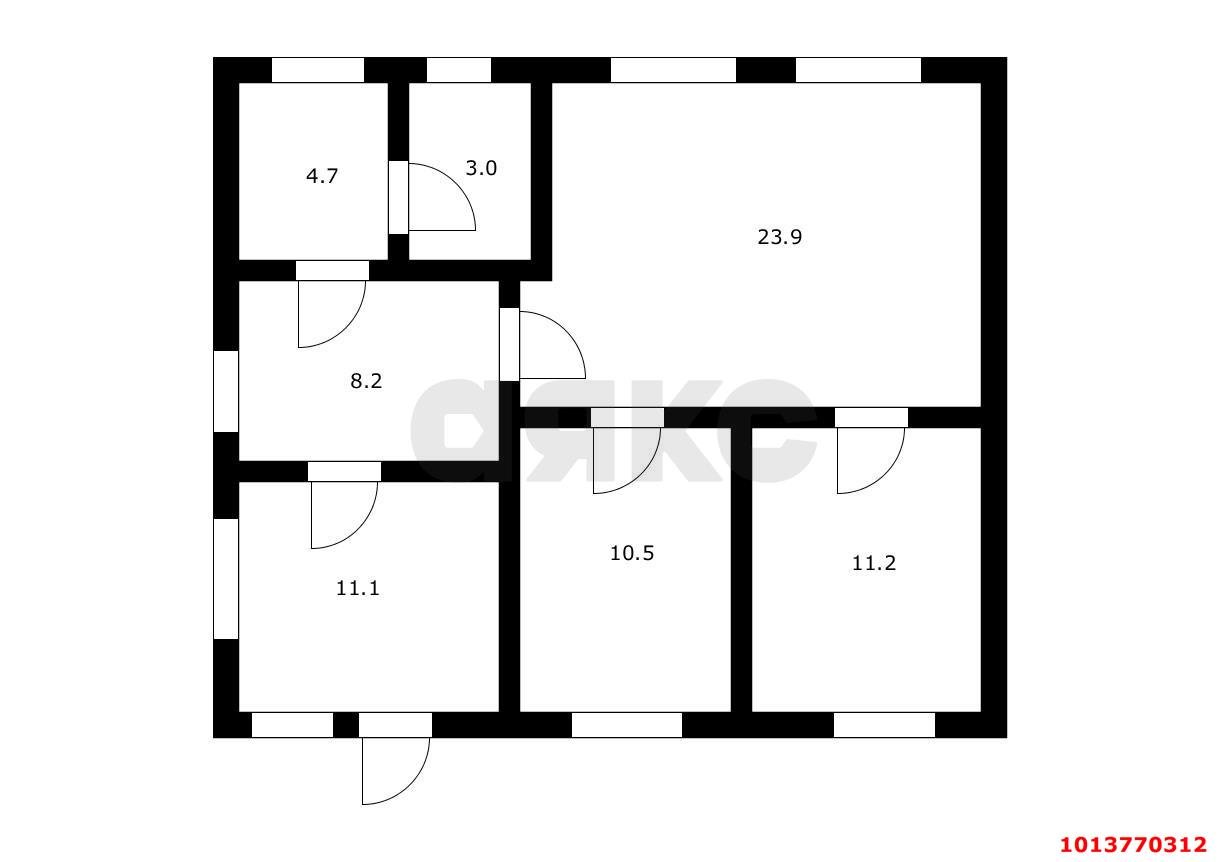 Фото №20: Дом 60 м² + 2 сот. - Дорожник, мкр. Прикубанский внутригородской округ, ул. Клубничная, 11