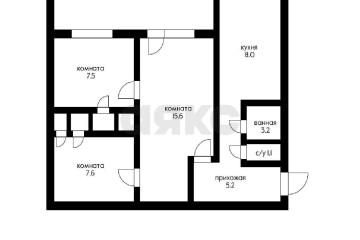 Фото №2: 3-комнатная квартира 58 м² - Краснодар, мкр. Гидростроителей, ул. Трудовой Славы, 21