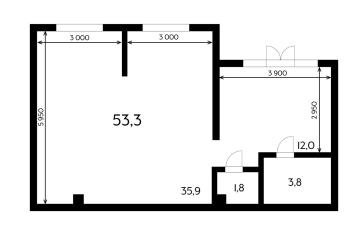 Фото №2: Коммерция 53 м² - Краснодар, мкр. жилой комплекс Ракурс, ул. имени Героя Ростовского, 8к7