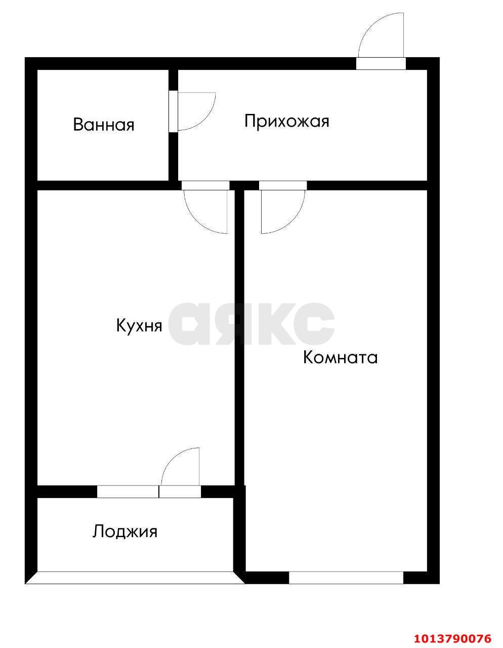Фото №19: 1-комнатная квартира 37 м² - Краснодар, 2-я Площадка, ул. Ветеранов, 83к1