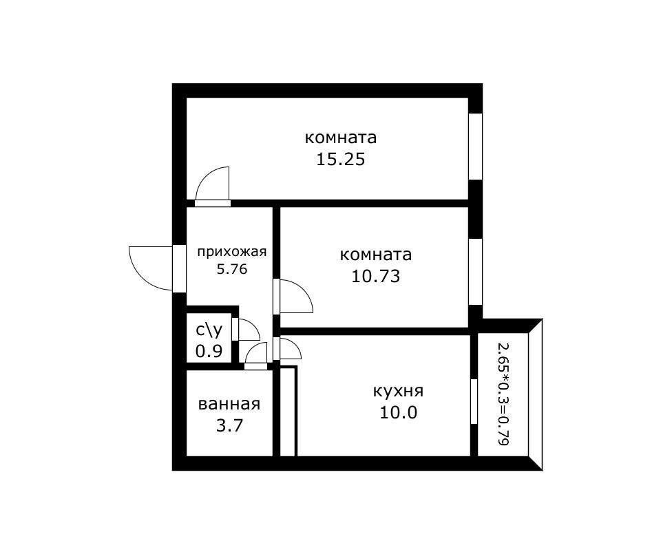 Фото №10: 2-комнатная квартира 50 м² - Краснодар, Карасунский внутригородской округ, мкр. Камвольно-суконный Комбинат, ул. Магистральная, 11к3