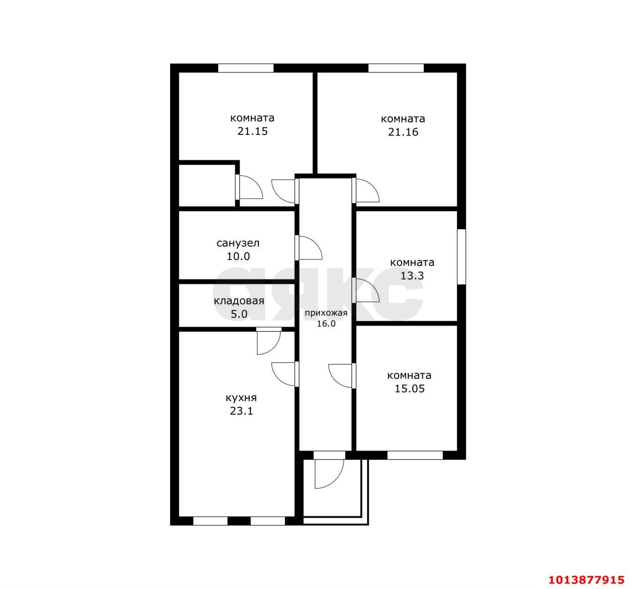 Фото №4: Дом 170 м² + 5 сот. - Яблоновский, ул. Ленинградская, 5