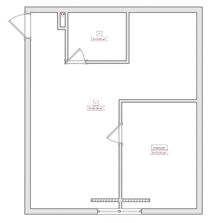 Фото №6: 1-комнатная квартира 42 м² - Краснодар, Центральный внутригородской округ, Покровка, мкр. Центральный, ул. Карасунская набережная, 187