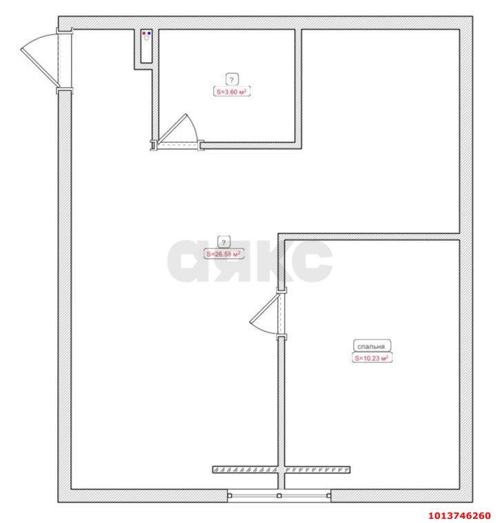 Фото №6: 1-комнатная квартира 42 м² - Краснодар, Центральный, ул. Карасунская набережная, 187