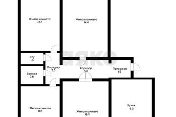 Фото №1: 4-комнатная квартира 86 м² - Краснодар, мкр. Центральный, ул. Гудимы, 32