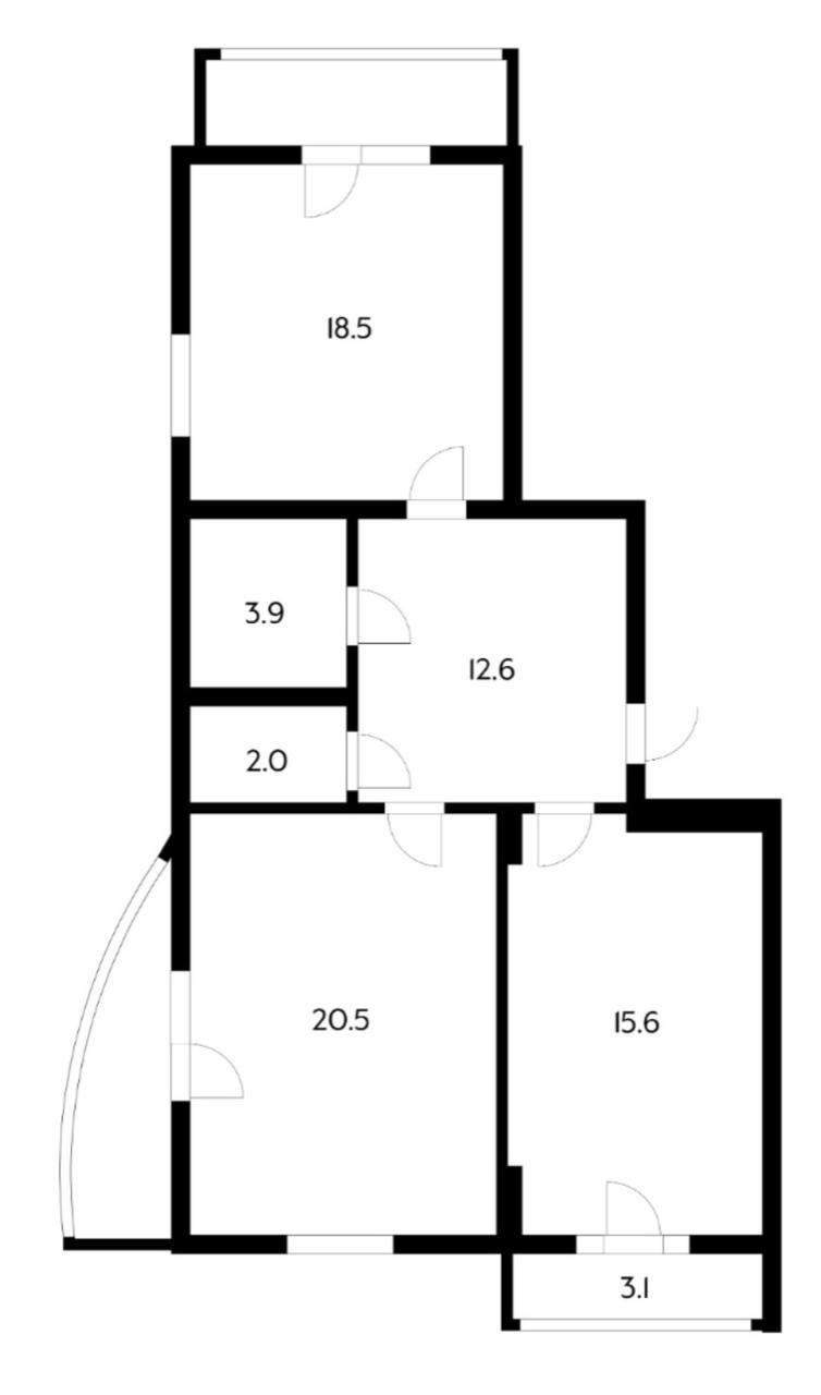 Фото №10: 2-комнатная квартира 73 м² - Краснодар, Кожзавод, мкр. Западный внутригородской округ, ул. Кожевенная, 40