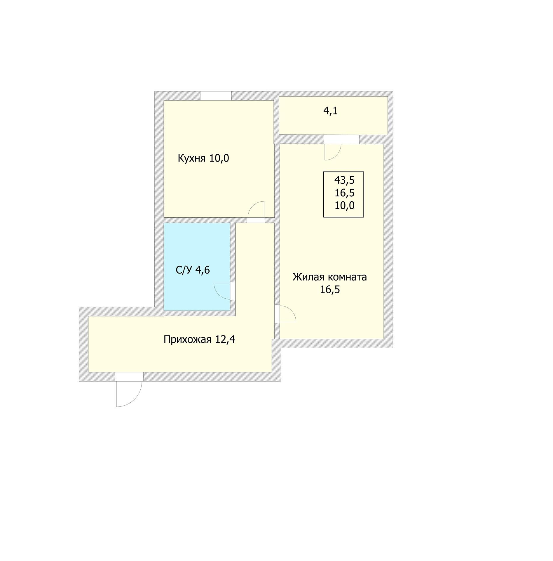 Фото №8: 1-комнатная квартира 48 м² - Краснодар, Прикубанский внутригородской округ, мкр. Восточно-Кругликовский, ул. Черкасская, 127