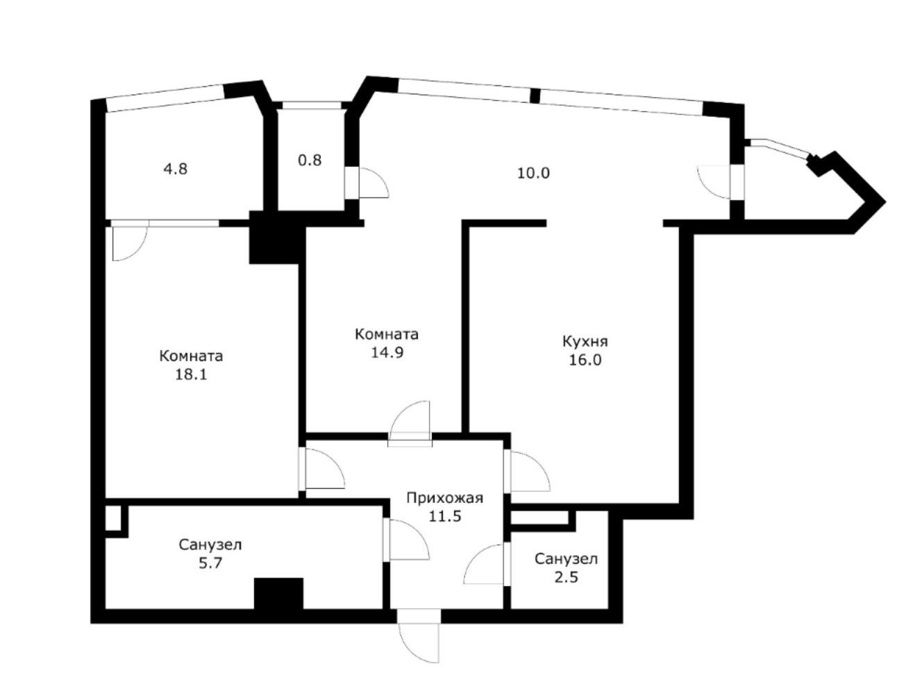 Фото №16: 2-комнатная квартира 88 м² - Краснодар, ЖК Девелопмент Плаза, Завод Измерительных Приборов, Прикубанский внутригородской округ, мкр. жилой комплекс Девелопмент Плаза, ул. имени 40-летия Победы, 33Г