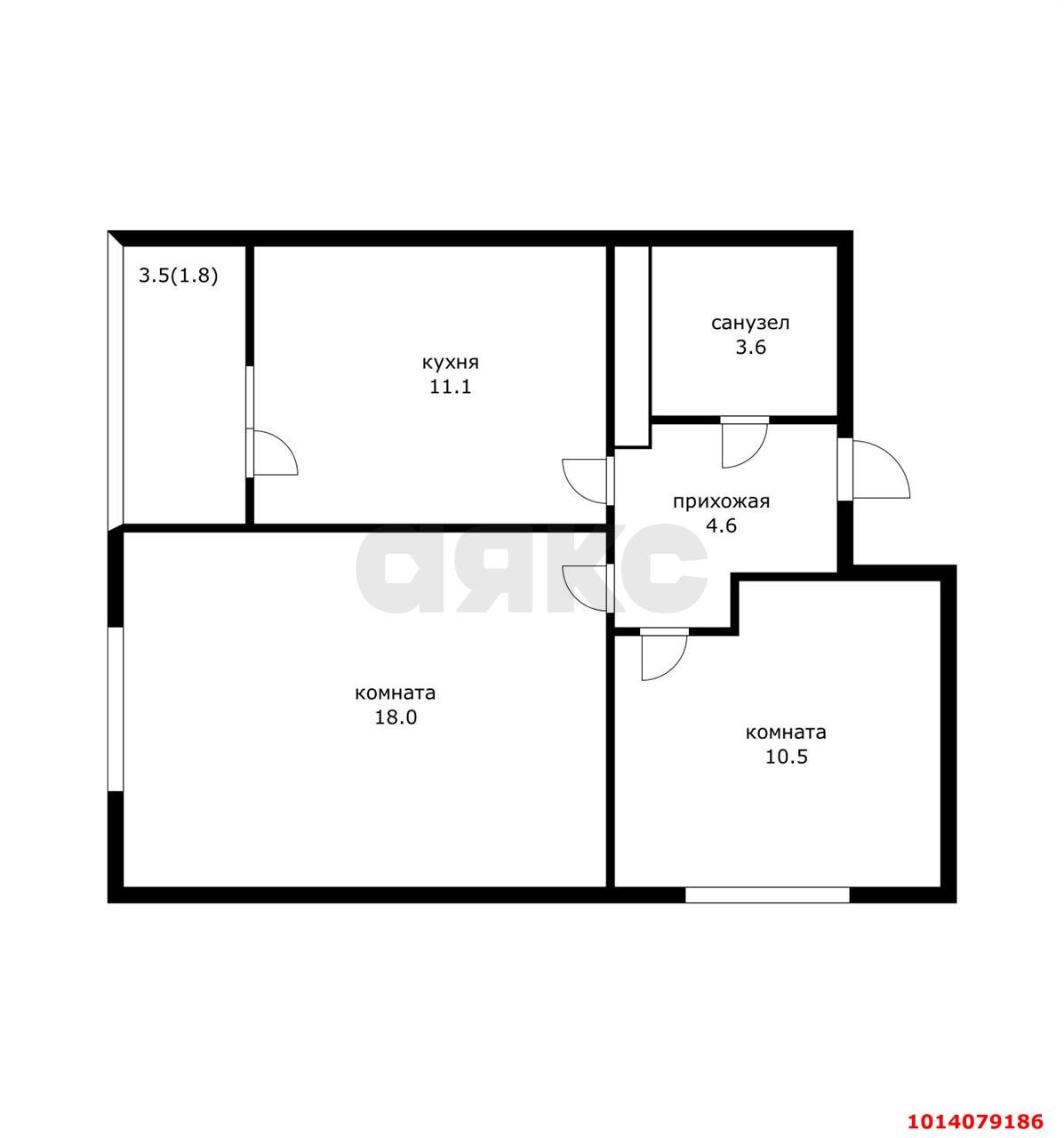 Фото №10: 2-комнатная квартира 51 м² - Краснодар, Черёмушки, ул. Старокубанская, 123