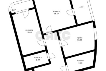 Фото №1: 2-комнатная квартира 67 м² - Краснодар, мкр. жилой комплекс Фонтаны, ул. Воронежская, 47Д